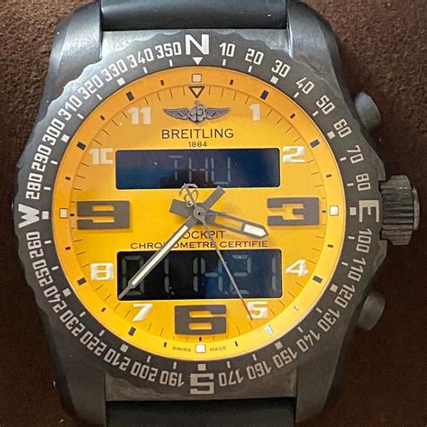 breitling b50 yellow|Breitling cockpit b50 for sale.